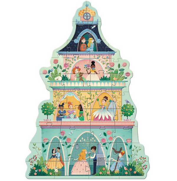 Puzzle Gigante La torre de Princesas Djeco