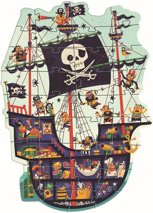 Puzzle Gigante El barco Pirata Djeco