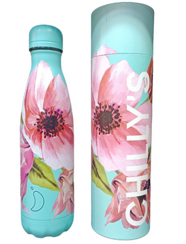 Botella inox 500ml Anemone Floral Chilly's