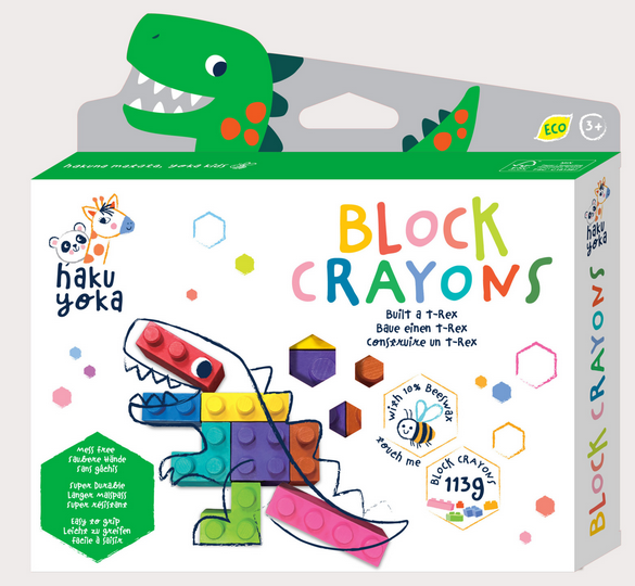 Crayons Blocks Dino
