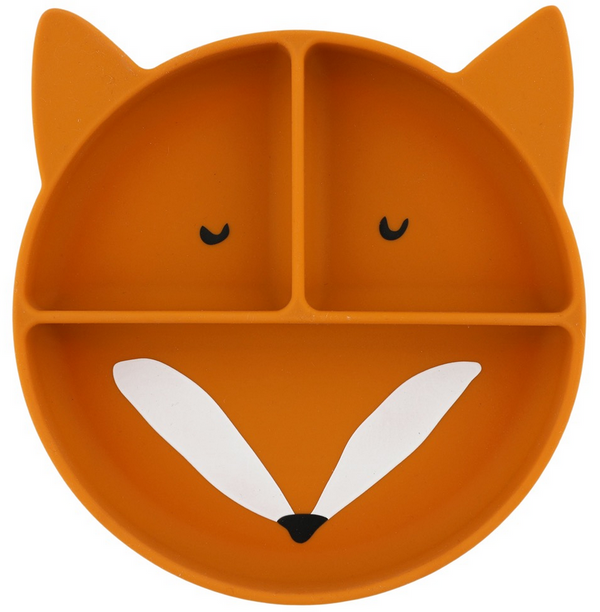Plato compartimentos silicona ventosa Mr Fox