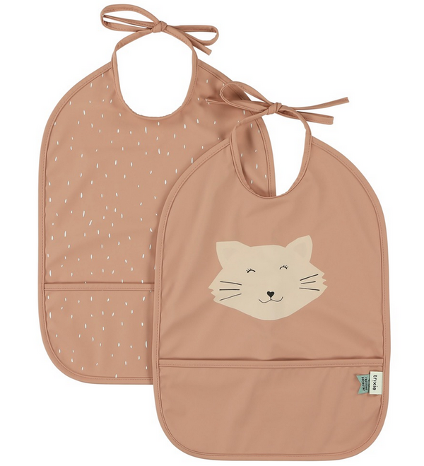 Babero impermeable pack 2uds Mrs. Cat