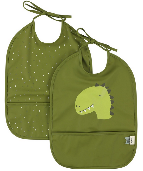 Babero impermeable pack 2uds Mr. Dino