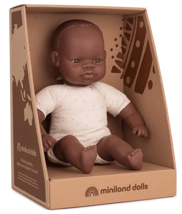 Baby 32cm African Cuerpo Blando Miniland