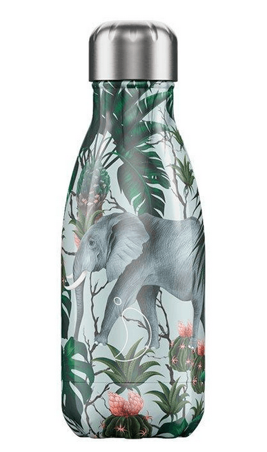 Botella inox 260ml Tropical Elefantes Chilly's