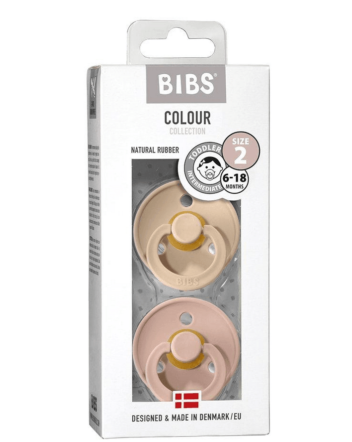 Chupetes BIBS 2ud Colours Blush/Vainilla
