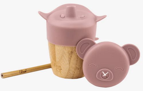 Citron Taza de bambú 180 ml Rosa