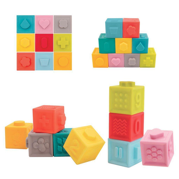 Conjunto 9 cubos apilables Ludi