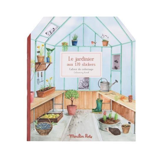 Cuaderno de pegatinas El Jardinero Moulin Roty