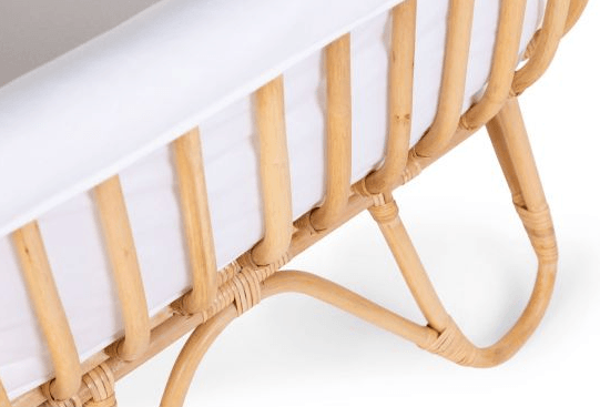 Minicuna ratán o bambú de colecho para bebés (50x80cm)