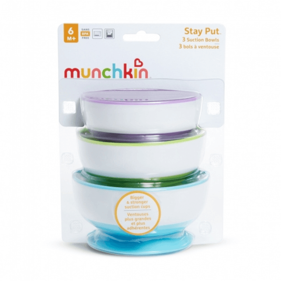 Pack Cuencos con Ventosa Stay Put Munchkin