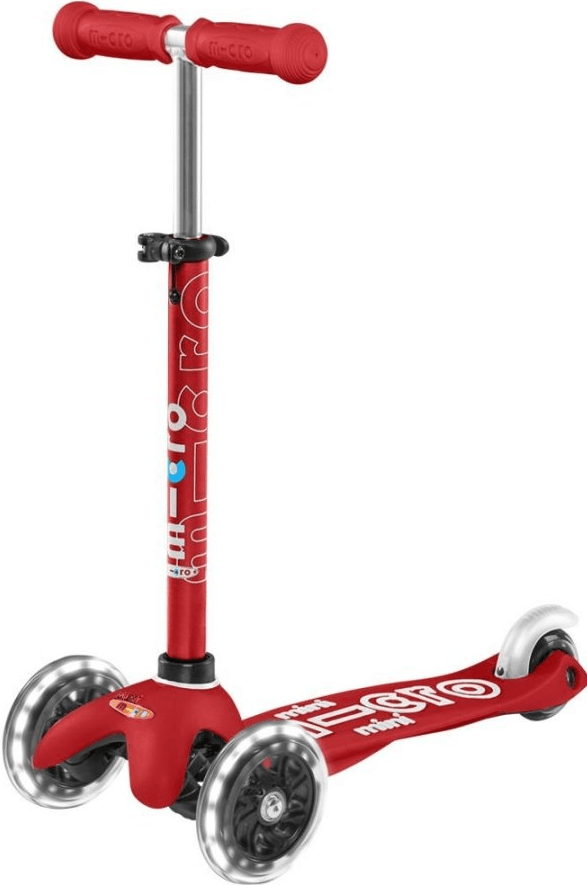 Patinete Mini Micro Deluxe Rojo Led