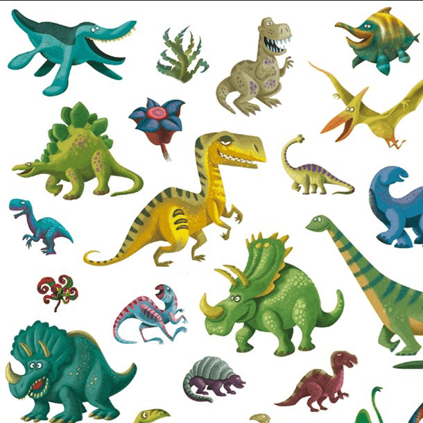 Pegatinas Dinosaurios Djeco