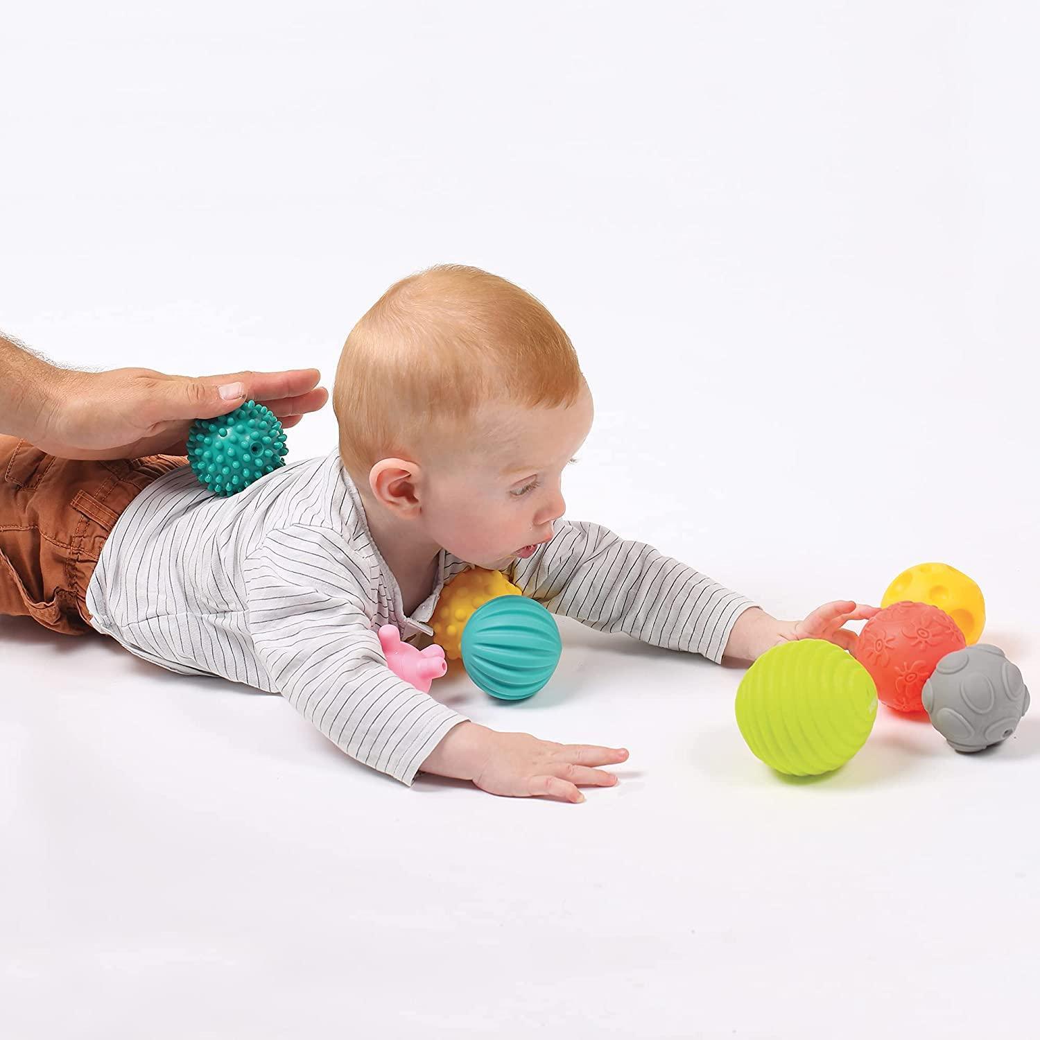 4 Pelotas Sensoriales Bebé Niños Multi Texturas Sensoriales