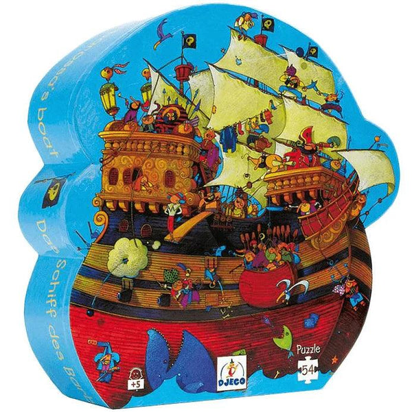 Puzzle Silueta El Barco Pirata 54 pzas Djeco