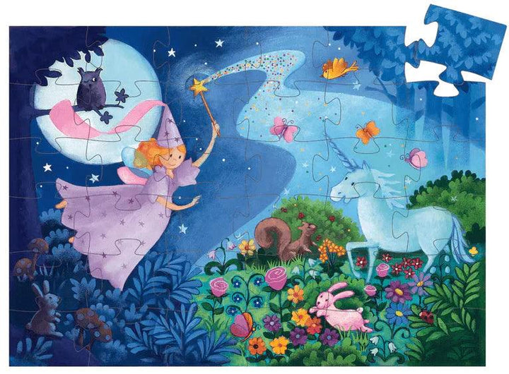 Puzzle Silueta La Hada 36 pzas Djeco